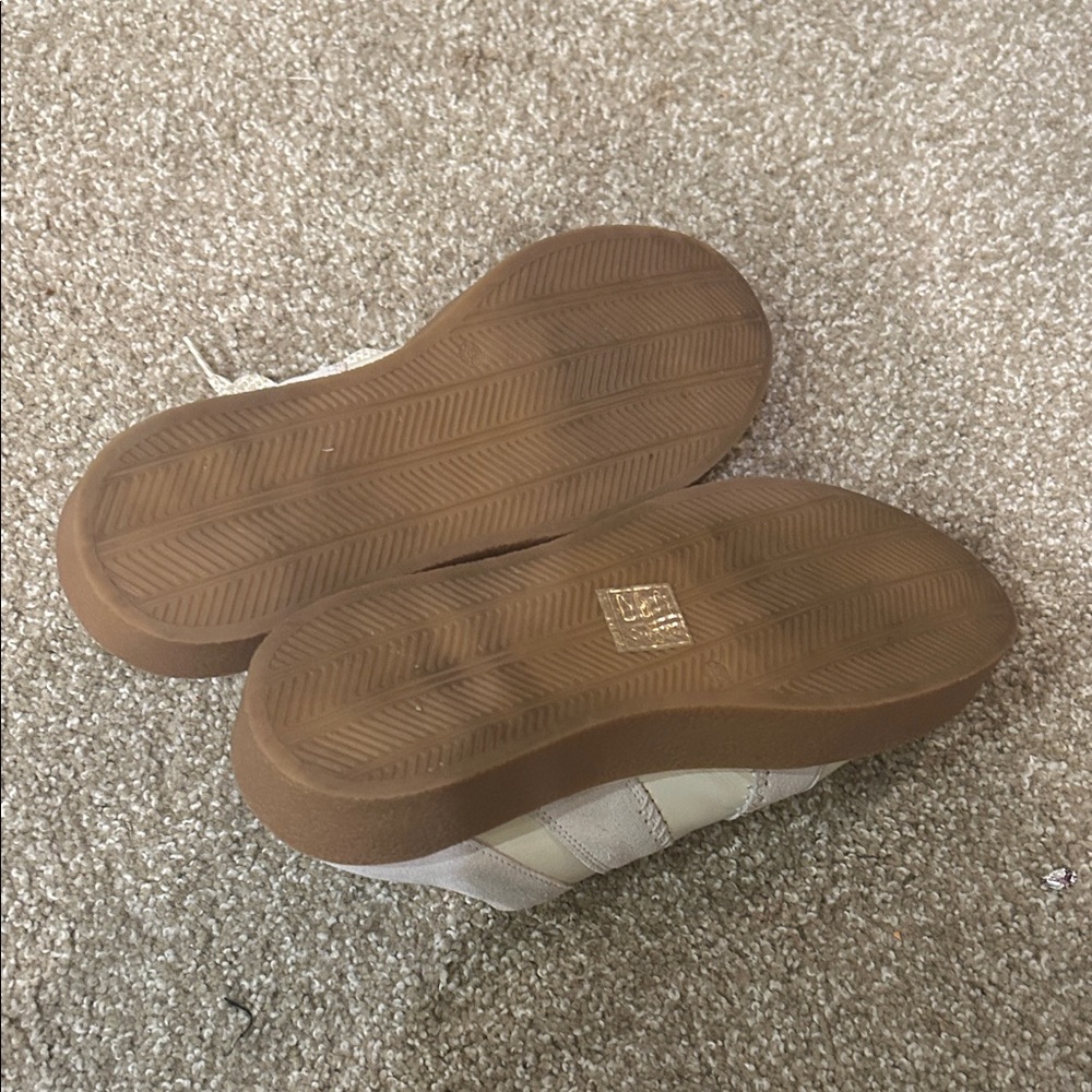 Free People Women's Cream Sneaker Slip Ons - Picture 3 of 3